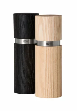 AdHoc Gewürzmühlenset 2tlg. schwarzsilberfarben