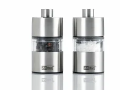 AdHoc Gewürzmühlenset 2tlg. silberfarbentransparent