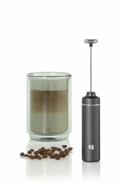 AdHoc Milch- und Saucenschäumer schwarzgrau