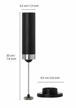 AdHoc Milch-/Saucenschäumer schwarz