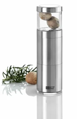 AdHoc Muskatmühle silberfarben