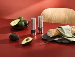 AdHoc Pfeffer- und Salzmühle Set silberfarben