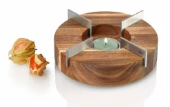 AdHoc Stövchen und Speisenwärmer braun