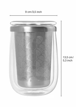 AdHoc Teeglas 400ml transparent