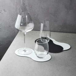 Aida 4er Coaster 24x12cm weiß