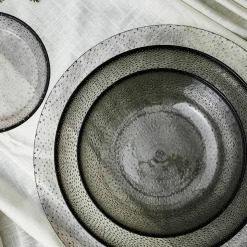 Aida Flacher Teller 27cm grau