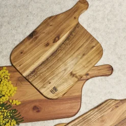 Aida Schneidebrett 32x22cm beige