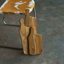 Aida Schneidebrett 37,5x17cm beige