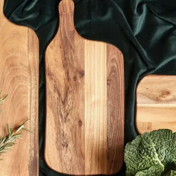 Aida Schneidebrett 43x19cm beige