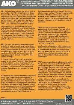 Ako Kolckmann Teppichunterlage weiß