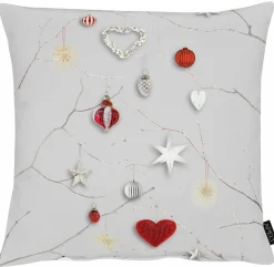 Apelt Kissenhülle weißrotgrau