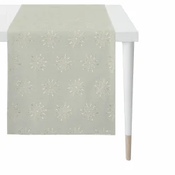 Apelt Tischläufer goldfarbengraubraun