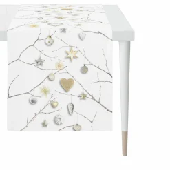 Apelt Tischläufer grauweißbeige