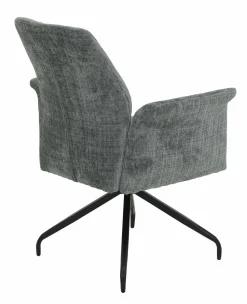 Armlehnstuhl drehbar grau