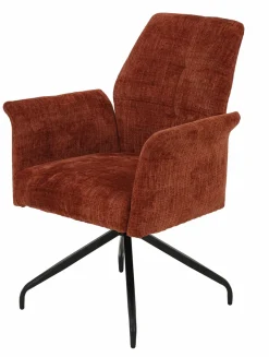 Armlehnstuhl drehbar rot