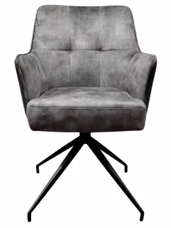 Armlehnstuhl grau