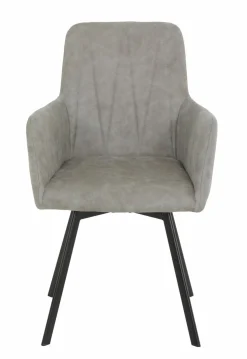 Armlehnstuhl grau
