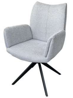 Armlehnstuhl grau