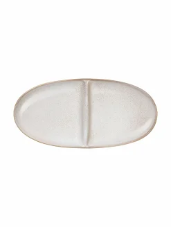 ASA Aperitifteller 2-geteilt 20 cm beige