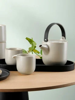 ASA Holztablett oval 44cm schwarz