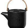 ASA Teekanne mit Holzgriff 600ml schwarz