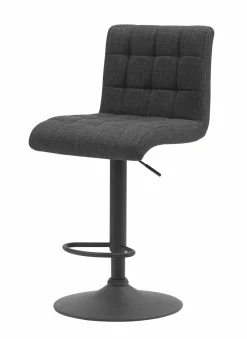 Barhocker drehbar grau