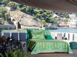 Bassetti Satin-Bettwäsche grün