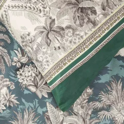 Bassetti Satin-Bettwäsche grün