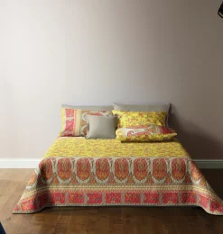 Bassetti Satin-Bettwäsche gelb