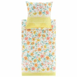 Bassetti Satin-Bettwäsche gelb