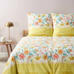 Bassetti Satin-Bettwäsche gelb