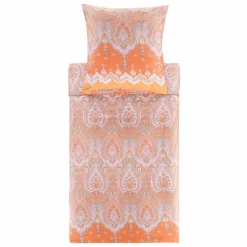 Bassetti Satin-Bettwäsche orange