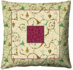 Bassetti Satin-Kissenbezug rot