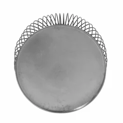 Beistelltisch schwarzsilberfarben