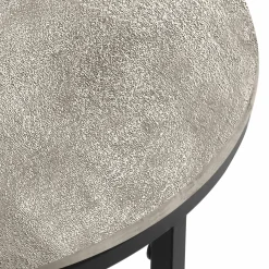 Beistelltisch schwarzsilberfarben