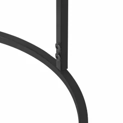 Beistelltisch schwarzsilberfarben