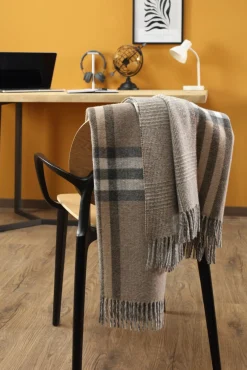 Biederlack Plaid beige