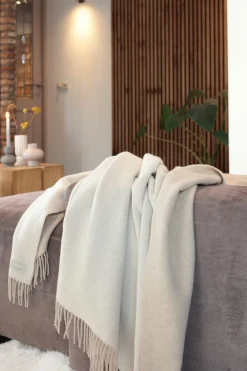 Biederlack Plaid beige