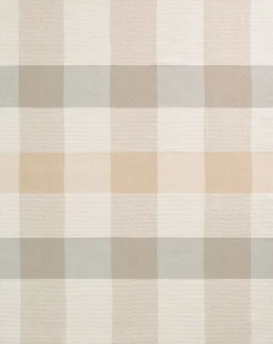 Biederlack Plaid graubeige