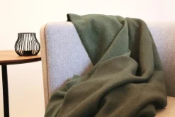 Biederlack Plaid grün