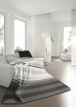 Biederlack Wohndecke grau