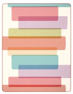 Biederlack Wohndecke mehrfarbig