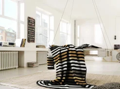 Biederlack Wohndecke orange