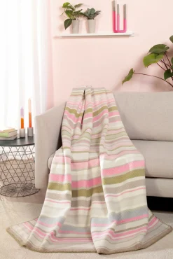 Biederlack Wohndecke pink