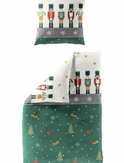 Bierbaum Biber-Bettwäsche grün