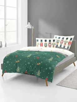 Bierbaum Biber-Bettwäsche grün
