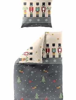 Bierbaum Biber-Bettwäsche schwarz