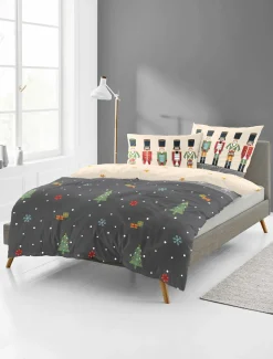 Bierbaum Biber-Bettwäsche schwarz