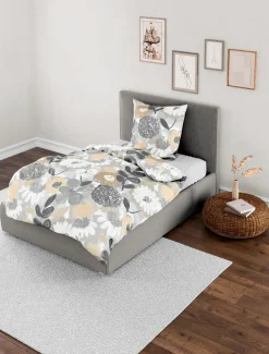 Bierbaum Mako-Satin-Bettwäsche braun