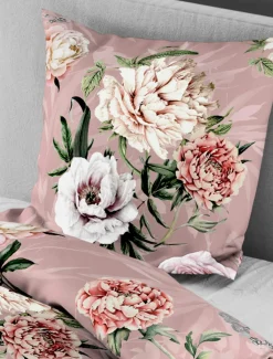 Bierbaum Mako-Satin-Bettwäsche pink